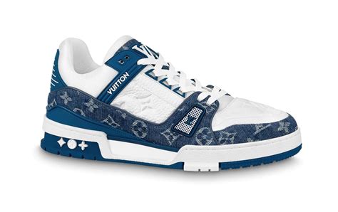 louis vuitton schoenen blauw